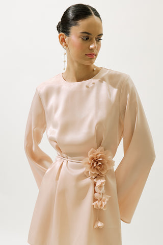 Hana Organza Blouse Powder