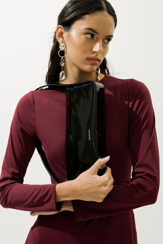 Reny Patent Bag Black