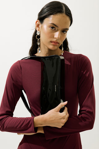 Reny Patent Bag Black