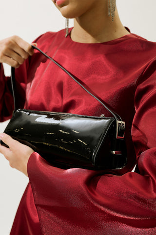 Prism Patent Bag Black