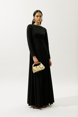Metallic Finish Clutch Gold