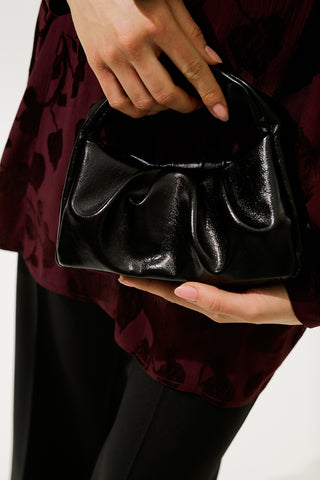 Metallic Finish Clutch Black