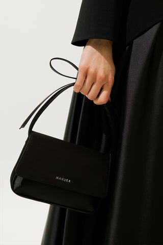 Bow-Detail Bag Black