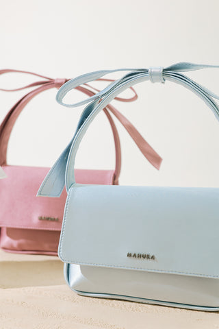 Bow-Detail Bag Blue