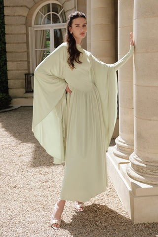 Helsa Evening Dress Green