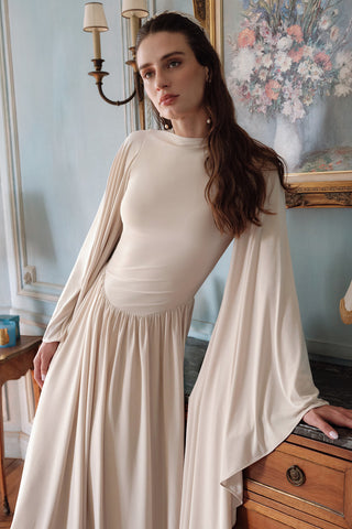 Helsa Evening Dress Pearl