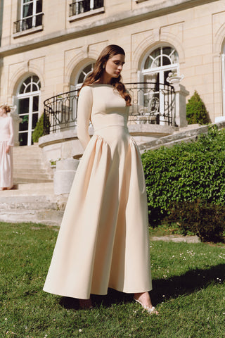 Lora Evening Dress Yellow