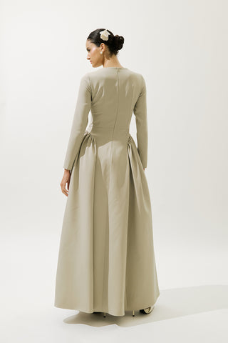 Lora Evening Dress Pistachio
