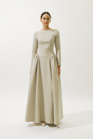 Lora Evening Dress Pistachio