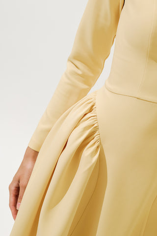 Lora Evening Dress Yellow