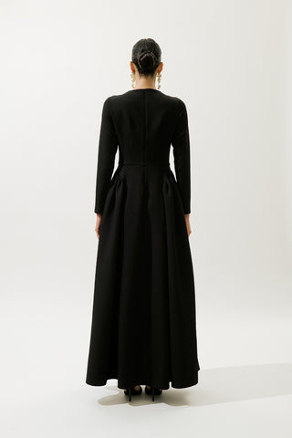 Lora Evening Dress Black