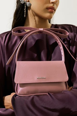 Bow-Detail Bag Powder