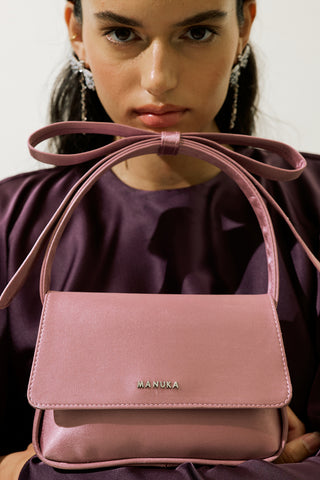 Bow-Detail Bag Powder