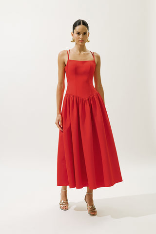 April Evening Dress Red