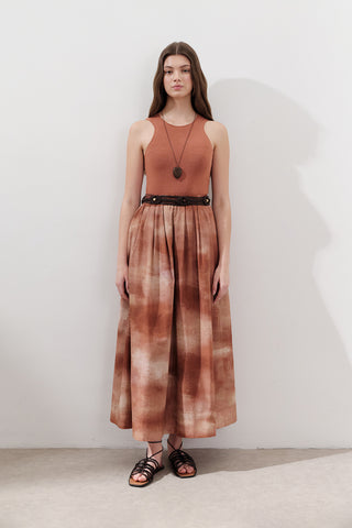 Lightweight Patterned Cotton Skirt Tile