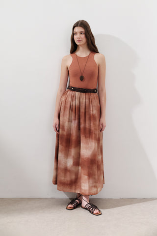 Lightweight Patterned Cotton Skirt Tile