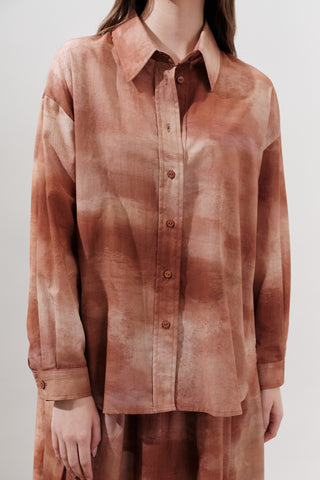 Lightweight Patterned Cotton Shirt Tile