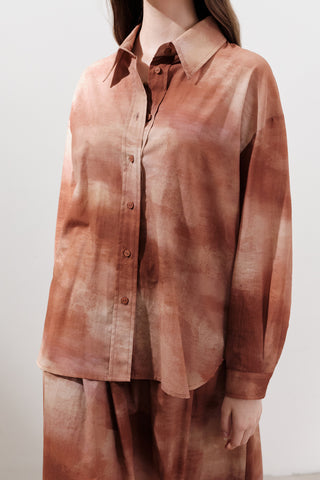 Lightweight Patterned Cotton Shirt Tile
