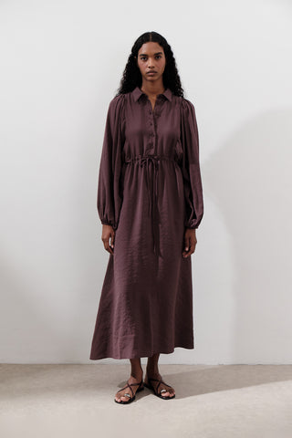 Tencel Fluid Dress Purple