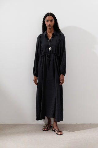 Tencel Fluid Dress Black
