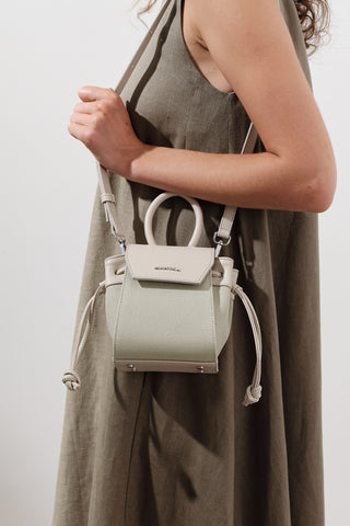 Canvas Flap Mini Bag Pistachio