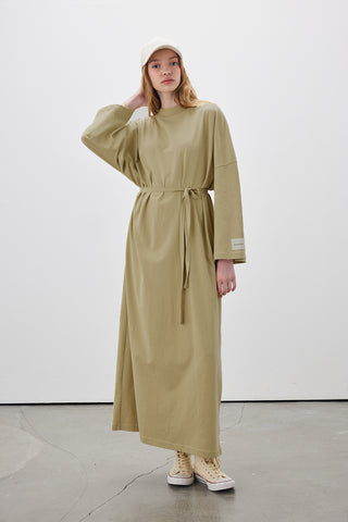 Long Oversized Dress Yellow