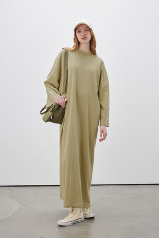 Long Oversized Dress Yellow