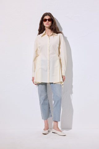 Tie-Front Shirt Vanilla