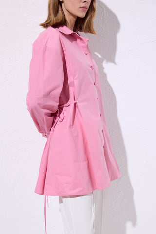 Tie-Front Shirt Pink
