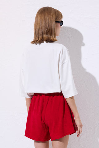 Printed Short-Sleeve T-Shirt Toast