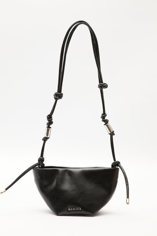 Elora Tie-Detail Bag Black Truffle