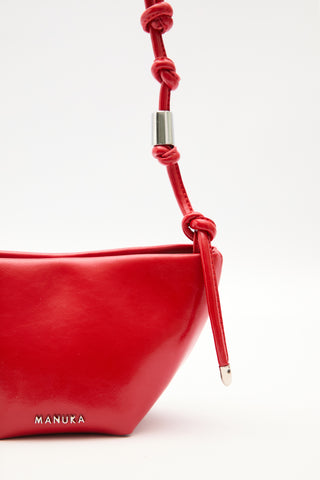 Elora Tie-Detail Bag Strawberry