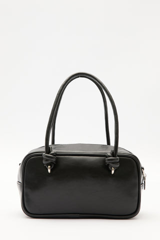 Etre Tie-Detail Bag Black Truffle