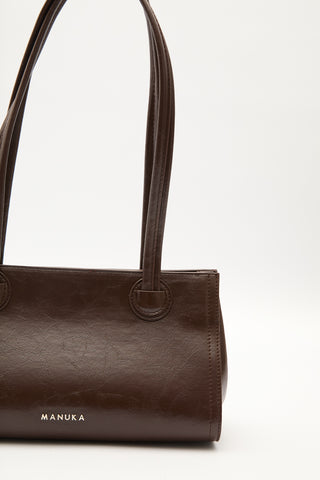 Sunhee Baguette Shoulder Bag Brown
