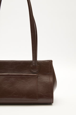 Sunhee Baguette Shoulder Bag Brown