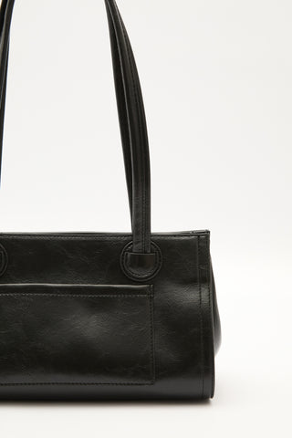 Sunhee Baguette Shoulder Bag Black
