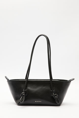 Bonnie Tie-Detail Bag Black Truffle