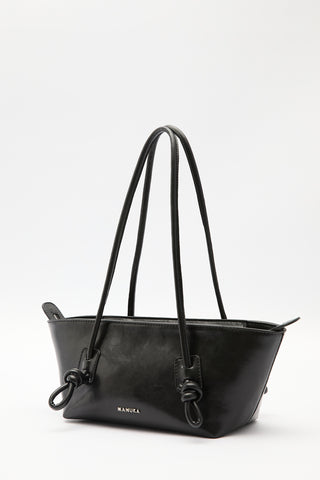 Bonnie Tie-Detail Bag Black Truffle