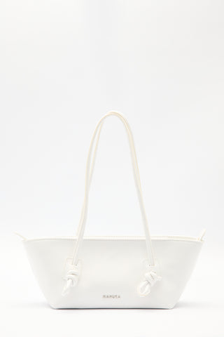 Bonnie Tie-Detail Bag Marshmallow