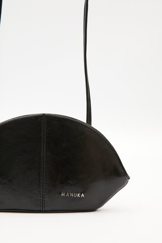 Polly Tie-Detail Bag Black Truffle