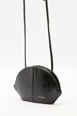 Polly Tie-Detail Bag Black Truffle