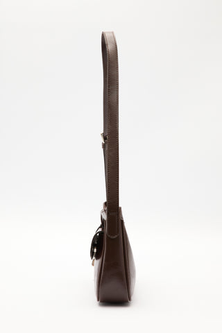 Hondae Buckle Bag Dark Brown