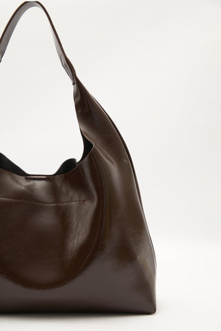 Luna Tote Bag Dark Brown