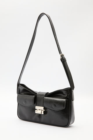 Hondae Buckle Bag Black