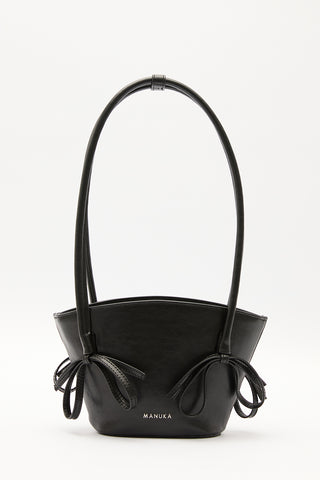 Sandy Bow Mini Bag Black Truffle