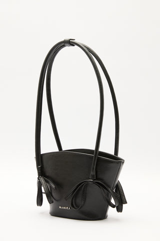 Sandy Bow Mini Bag Black Truffle