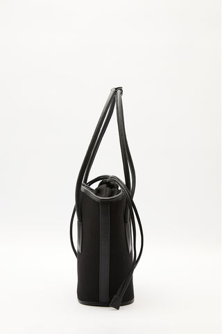 Canvas Bucket Bag Black