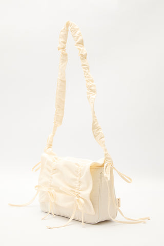 Ruched Shoulder Bag Vanilla