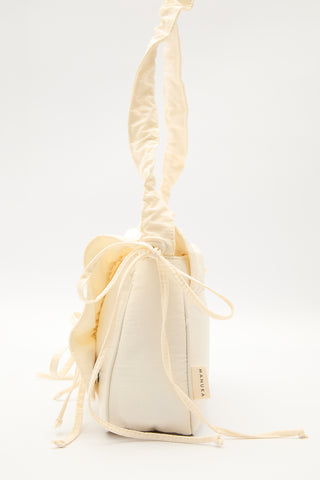 Ruched Shoulder Bag Vanilla