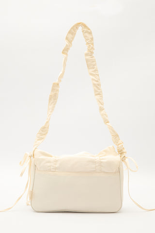 Ruched Shoulder Bag Vanilla